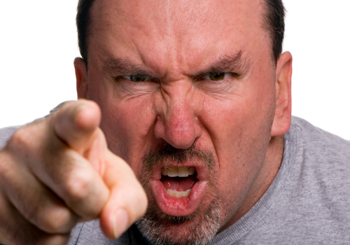 angry customer