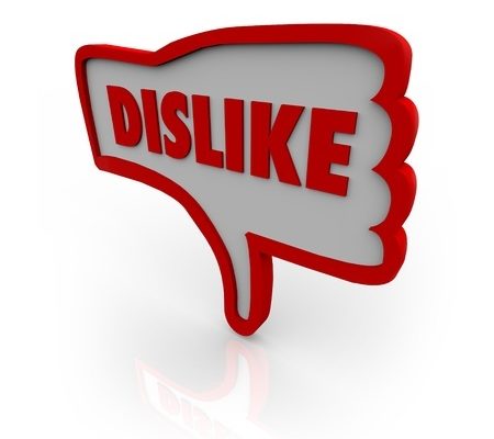 red dislike