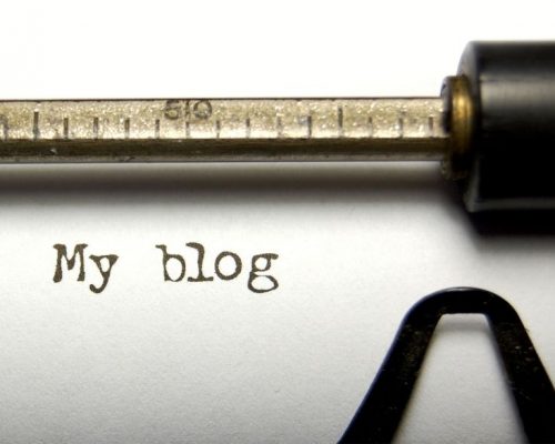 start a blog