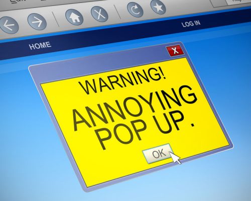 Web Design Pop Up