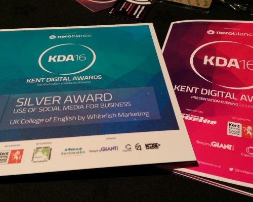 Sliver Award at KDA 16
