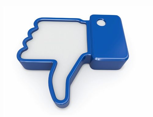 facebook downward trend